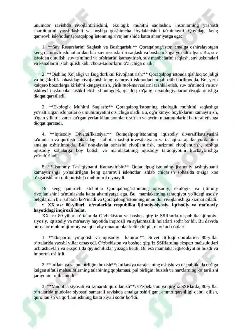 Tarixiy madaniyat tarixi fanining fan sifatida tutgan o‘rni 8