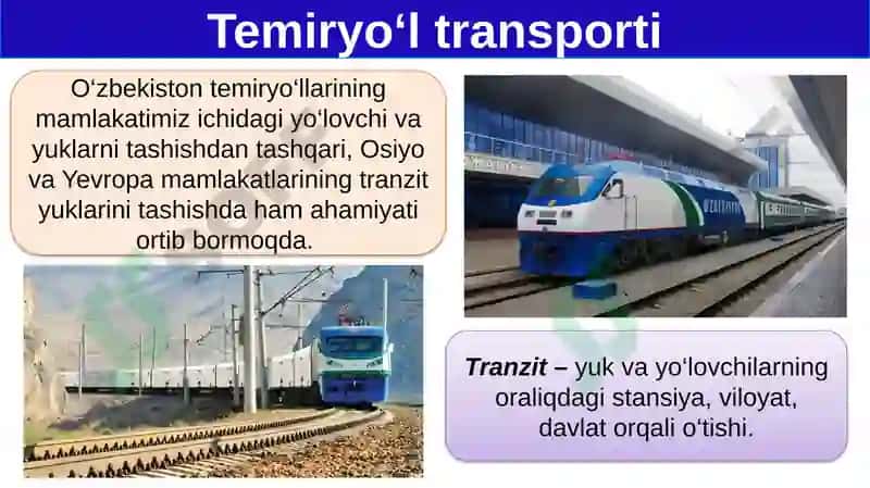 Transportgeografiyasi 8