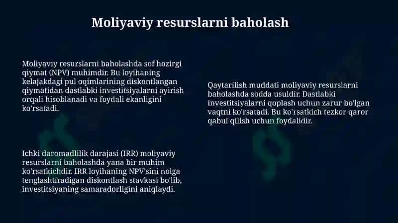 Moliyaviy resurslar 8