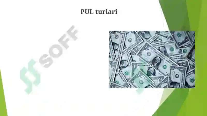 Pul va uning turlari 8