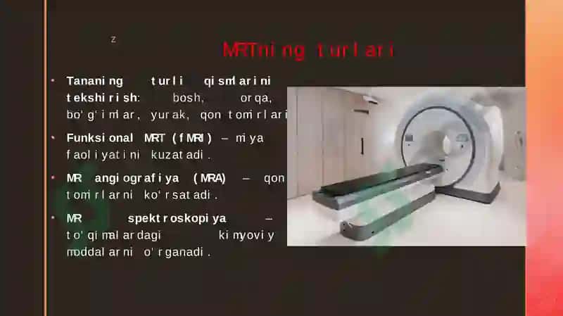 МRТ APARATI 8