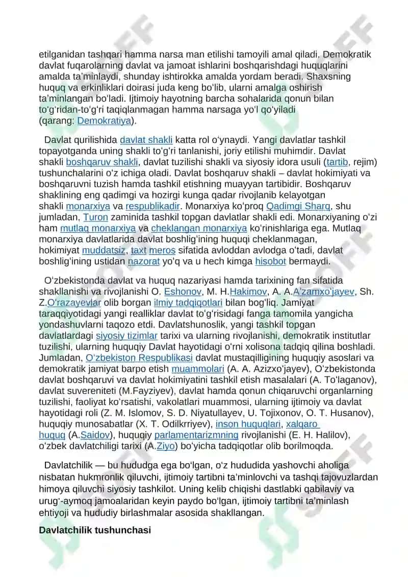 Davlat va Huquq Nazariyasi 8