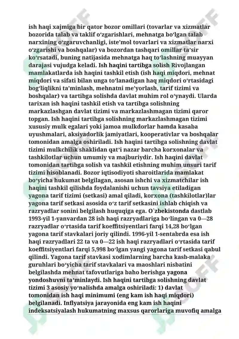 Moliyaviy hisob fanidan bajargan mustaqil ishi 8