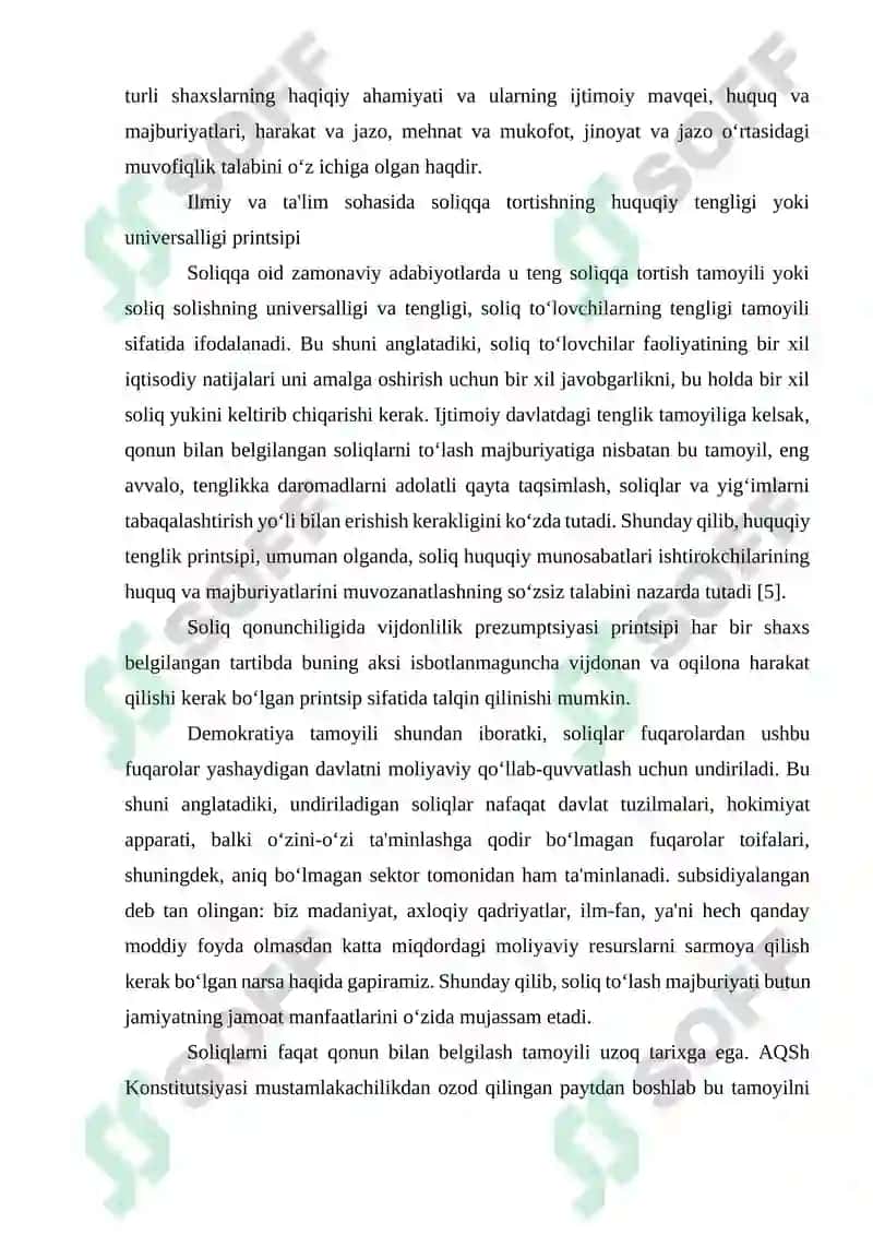 AMERIKA QO‘SHMA SHTATLARIDA SOLIQ NAZORATINI AMALGA OSHIRISH VA UNING HUQUQIY ASOSLARI 8