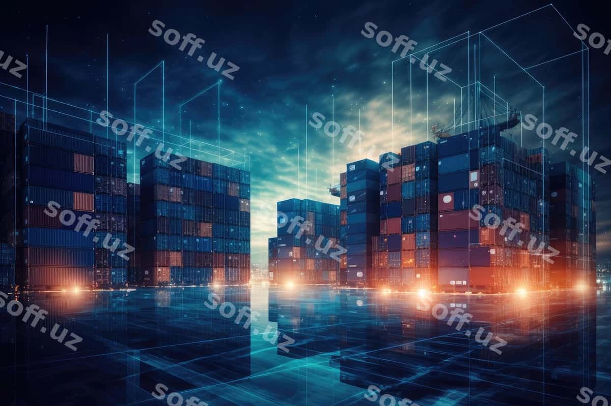 Akilliy kontener transportatsiya terminali | Smart container transportation terminal 1