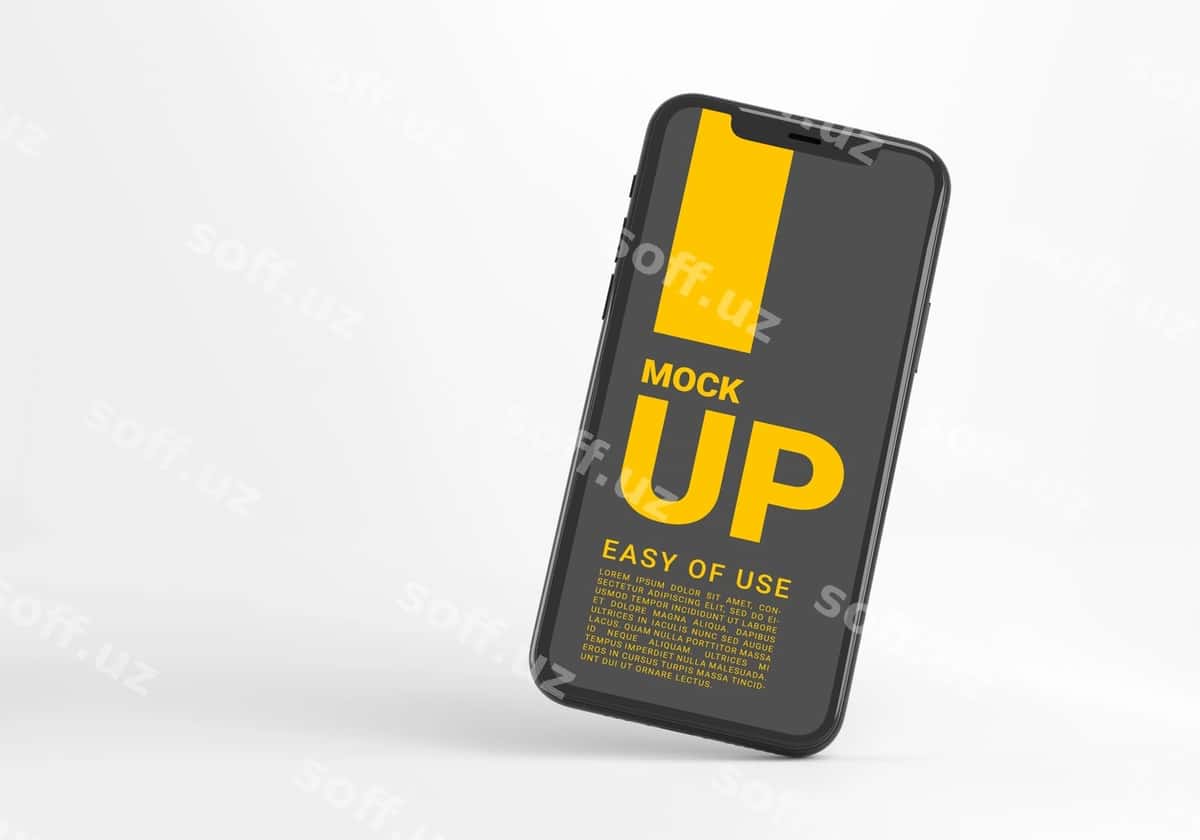 Smartfon namunasi | Smartphone mockup 1
