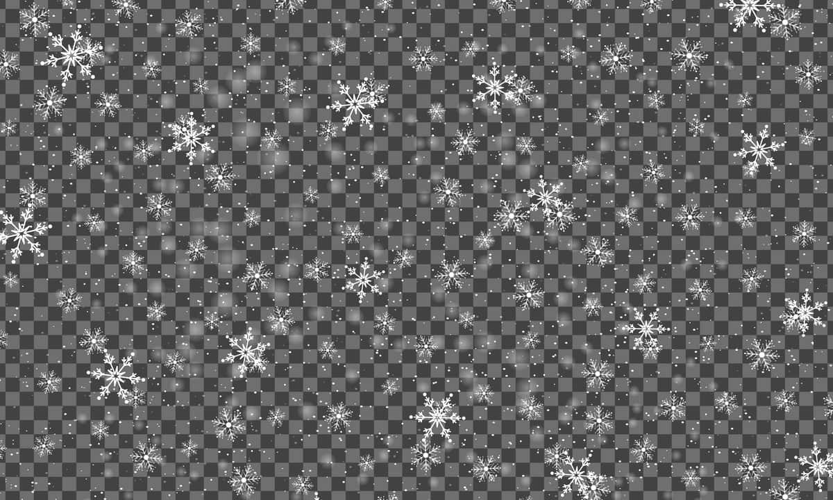 Yog'ayotgan qor fon vektor tasviri | Falling snow background vector illustration 1