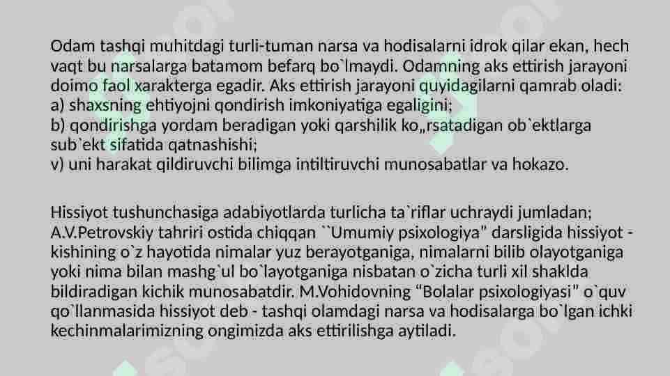 Hissiyot va Iroda 2