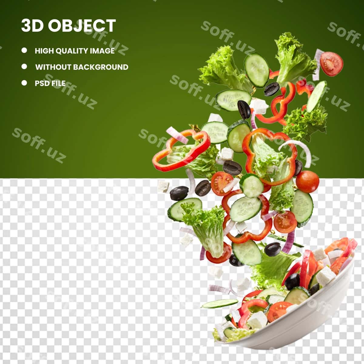 Guruch salati zeytun yog'i | Spinach salad olive oil 1