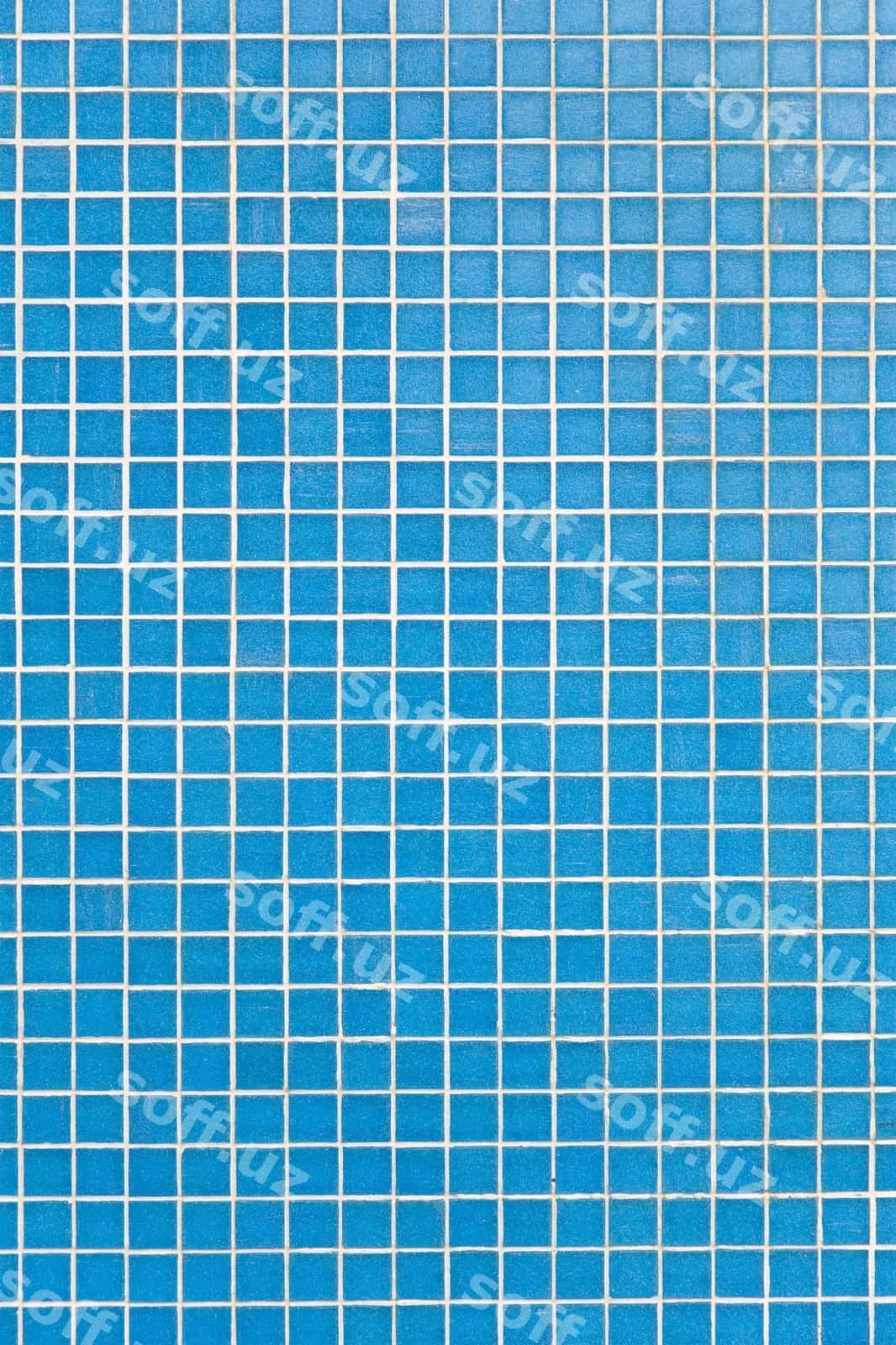 Kvadrat naqshli ko'k patlanga | Square pattern blue tiles 1