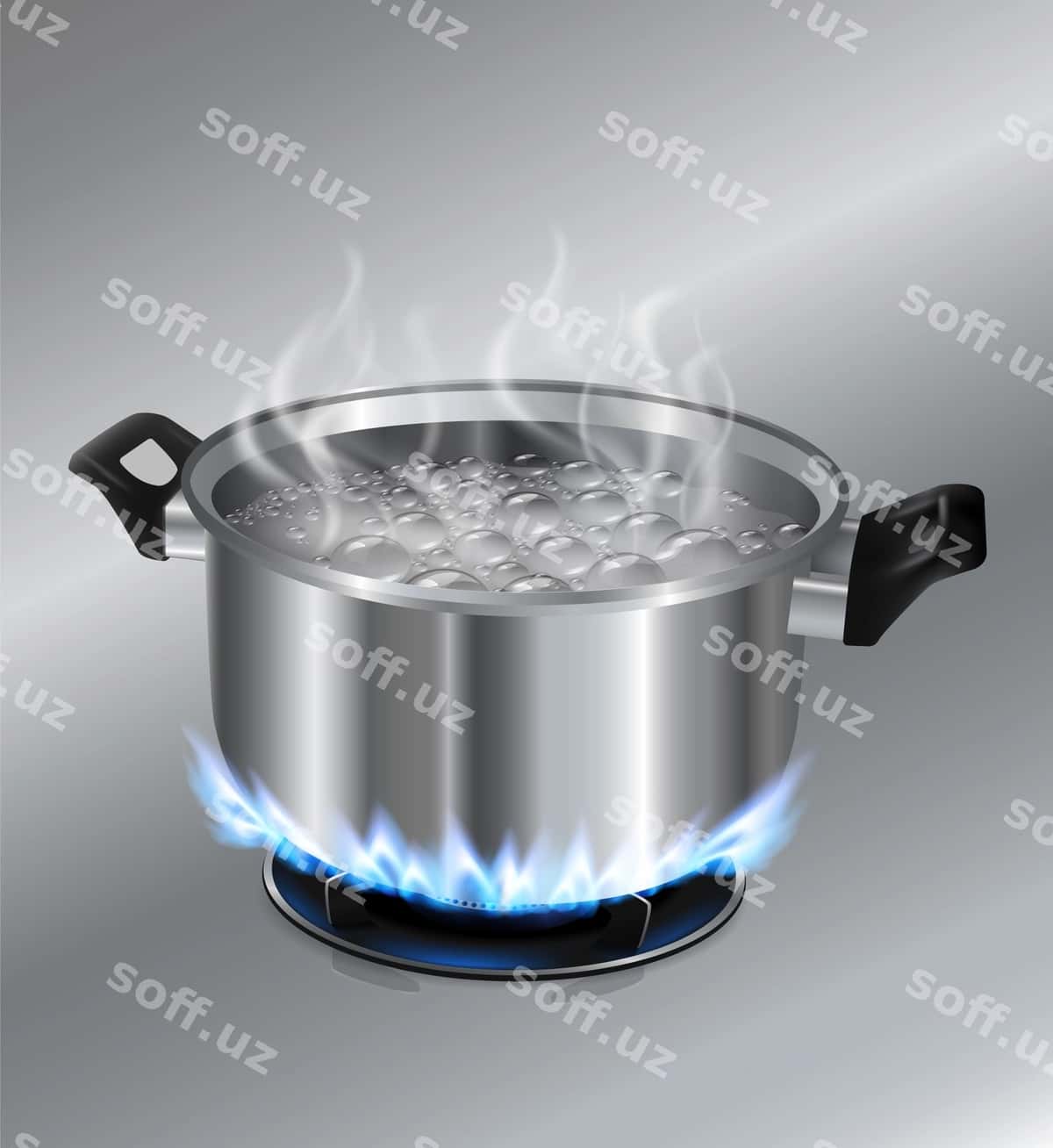 Zanglamaydigan po'latdan yasalgan qaynoq suvli idish | Stainless steel pot boiling water 1