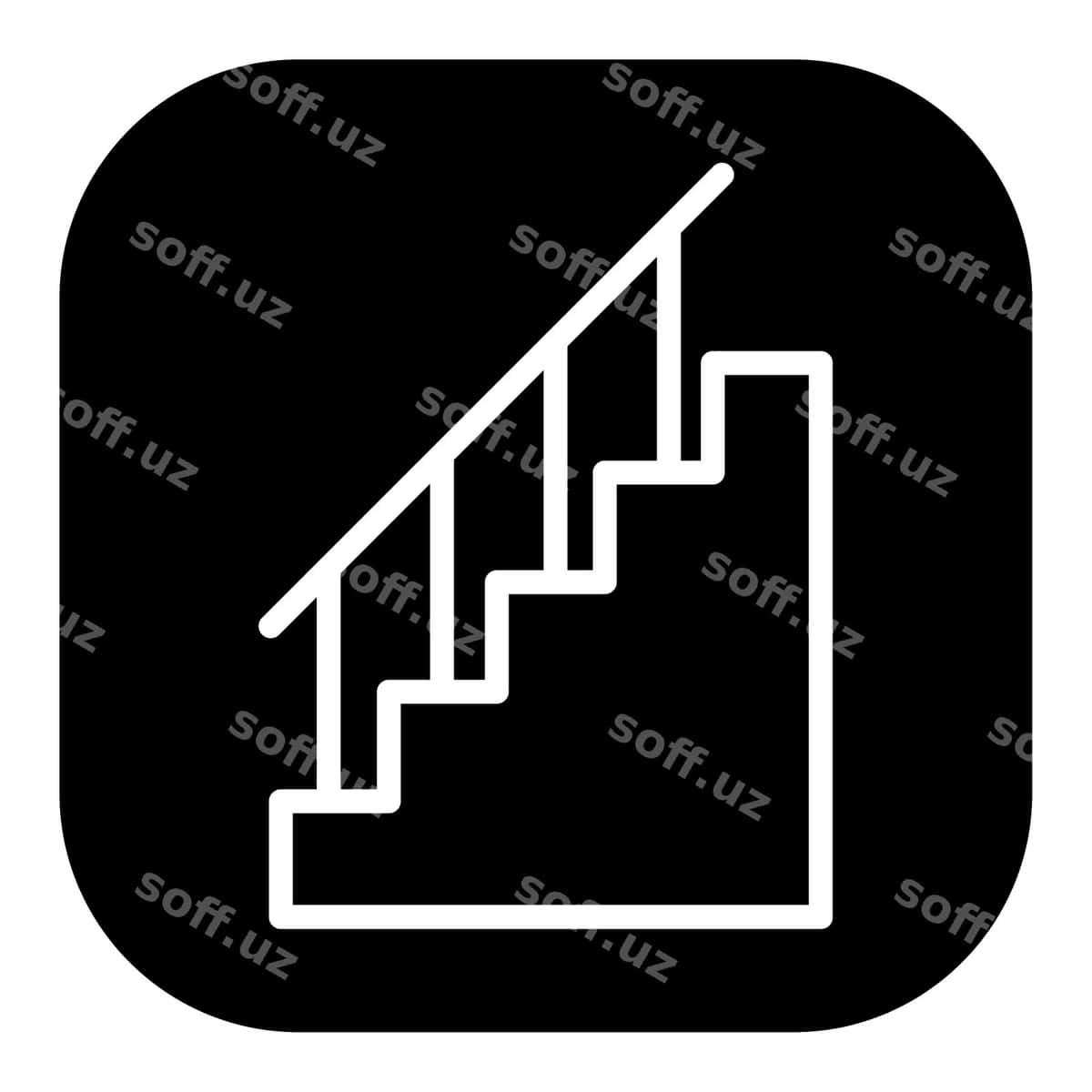O'lchov chalkalari vektor ikonalari | Stairs vector icons 1