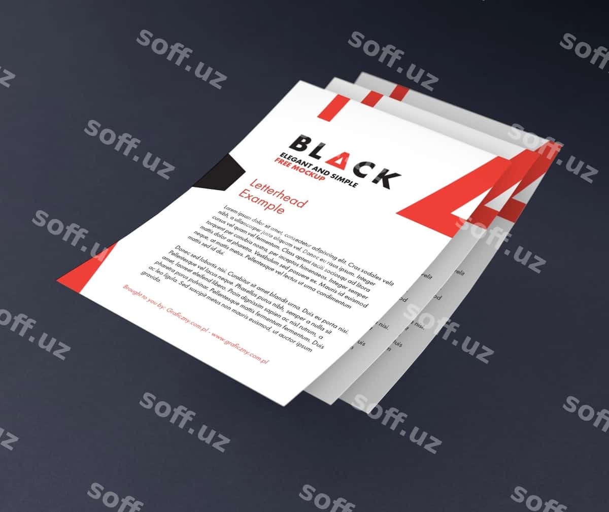 Qozoncha namunasi | Stationery mockup 1