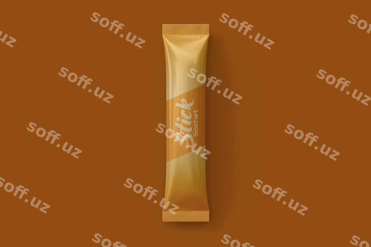 Paket mockup | Stick sachet mockup 1