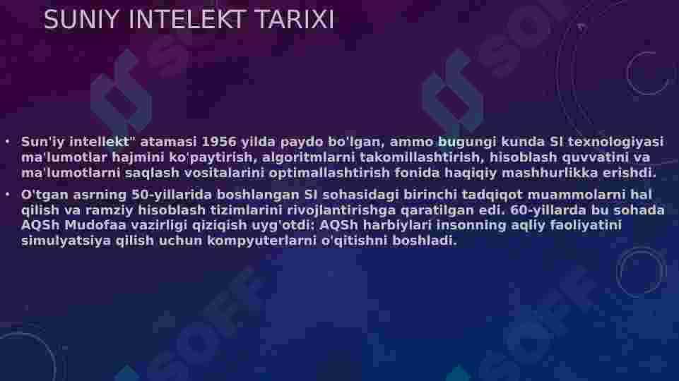 Sun’iy intellekt 4