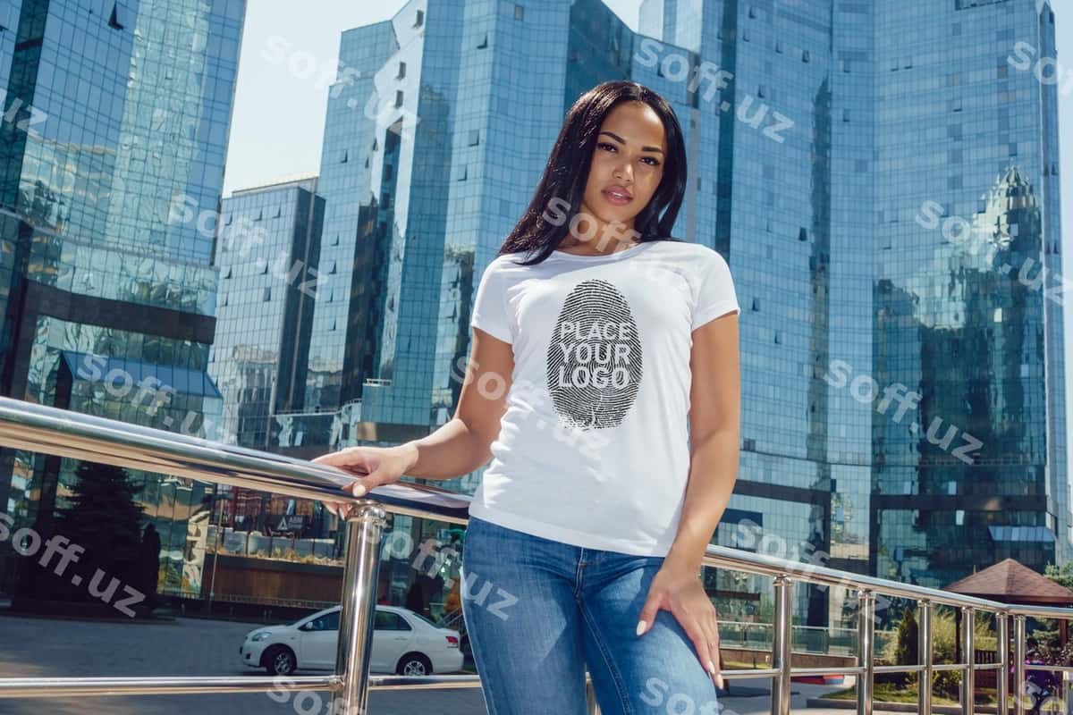Futbolka namunasi | T shirt mock up 1