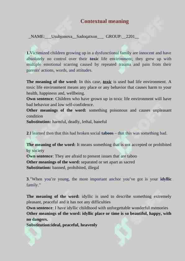 TAA assignment