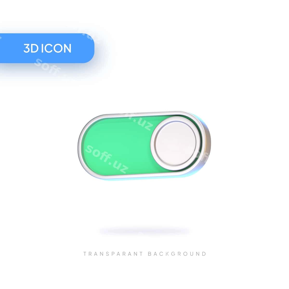 3D illyustratsiya ikonkasi to'plami elementini yoqish/o'chirish | Toggle 3d illustration icon pack element 1