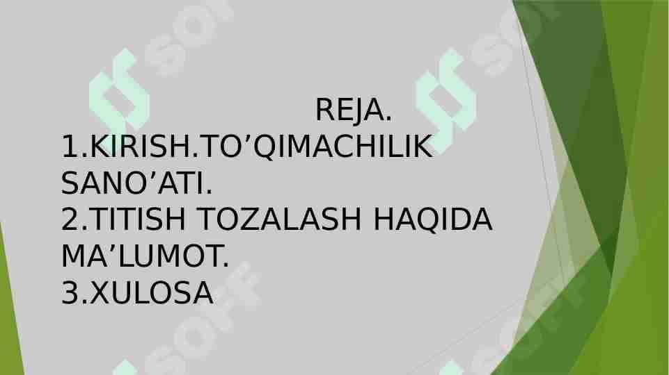 TO’QIMACHILIK SANO’ATI 1