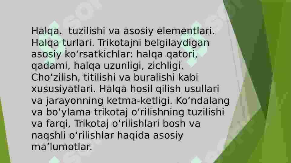 TO’QIMACHILIK SANO’ATI 6