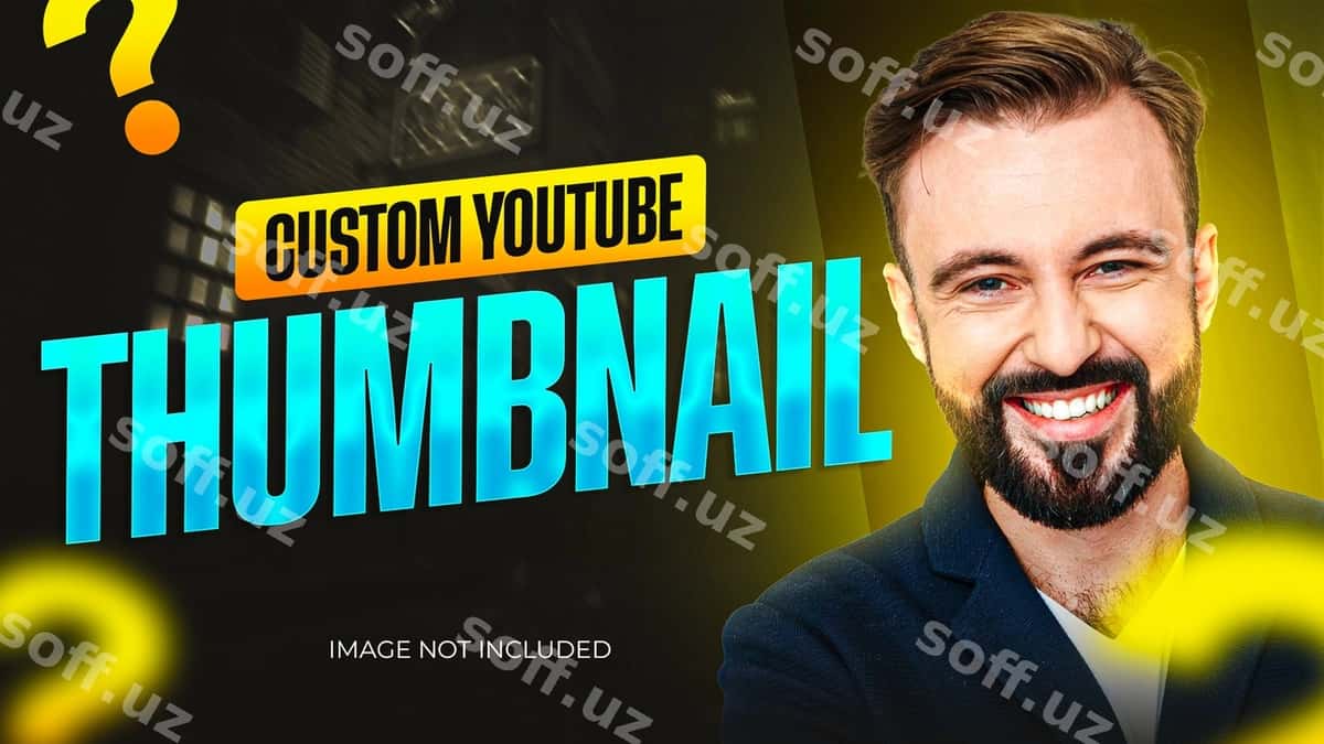 So'nggi trenddagi miniatura dizayn shabloni | Trendy thumbnail design template 1