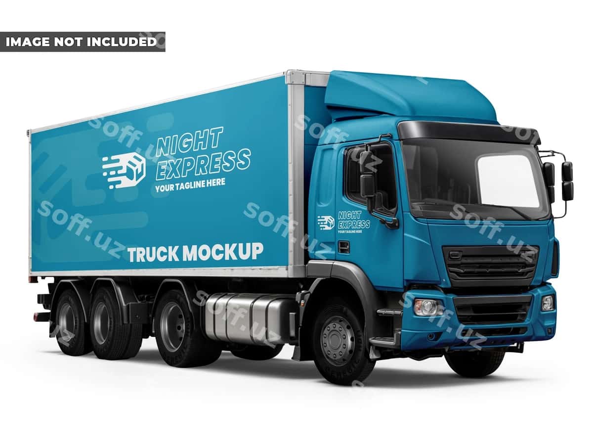 Yuk avtomobili modeli | Truck mockup 1