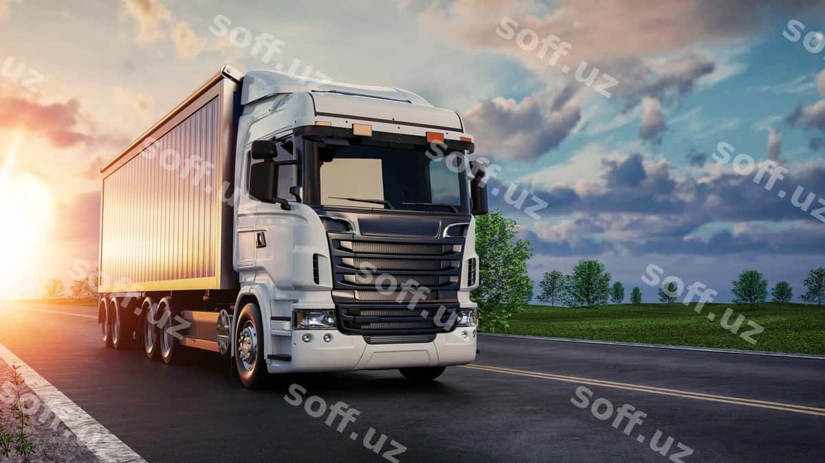 Yuk avtomobillari yo'lga harakatlanmoqda | Trucks driving highway 1