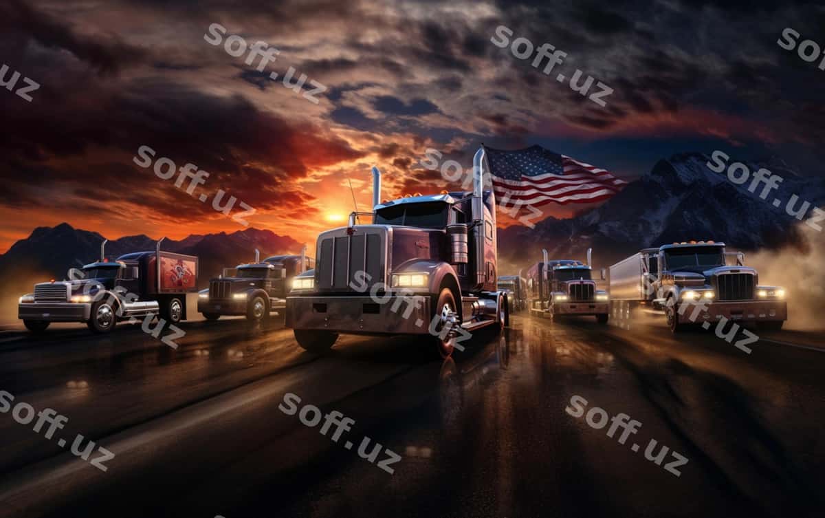 Yuk avtomobillari kecha qo'shila sun'iy intellekt to'g'irlab chiqgan | Trucks evening adventure generated by ai 1