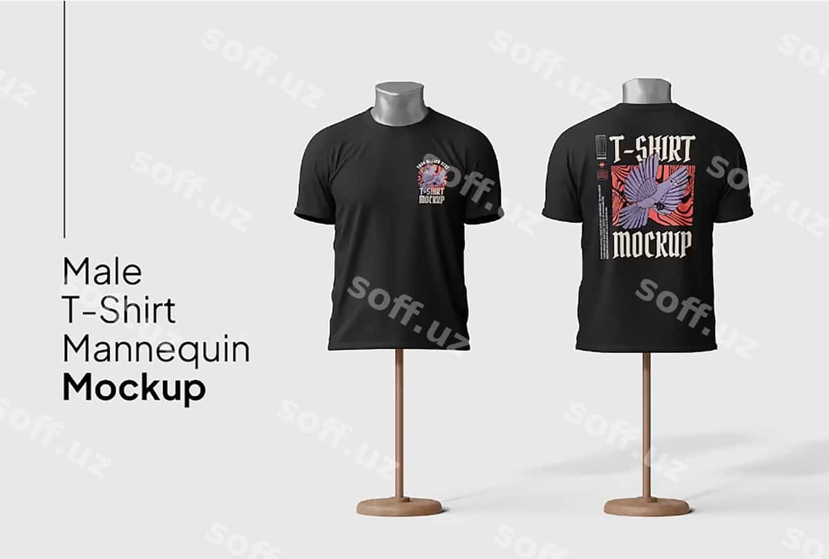 Futbolka modeli | Tshirt mockup 1