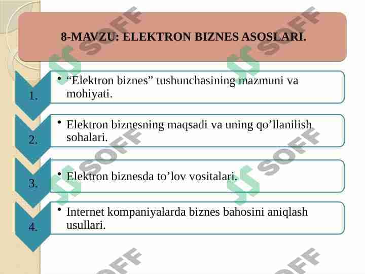ELEKTRON BIZNES ASOSLARI. 1