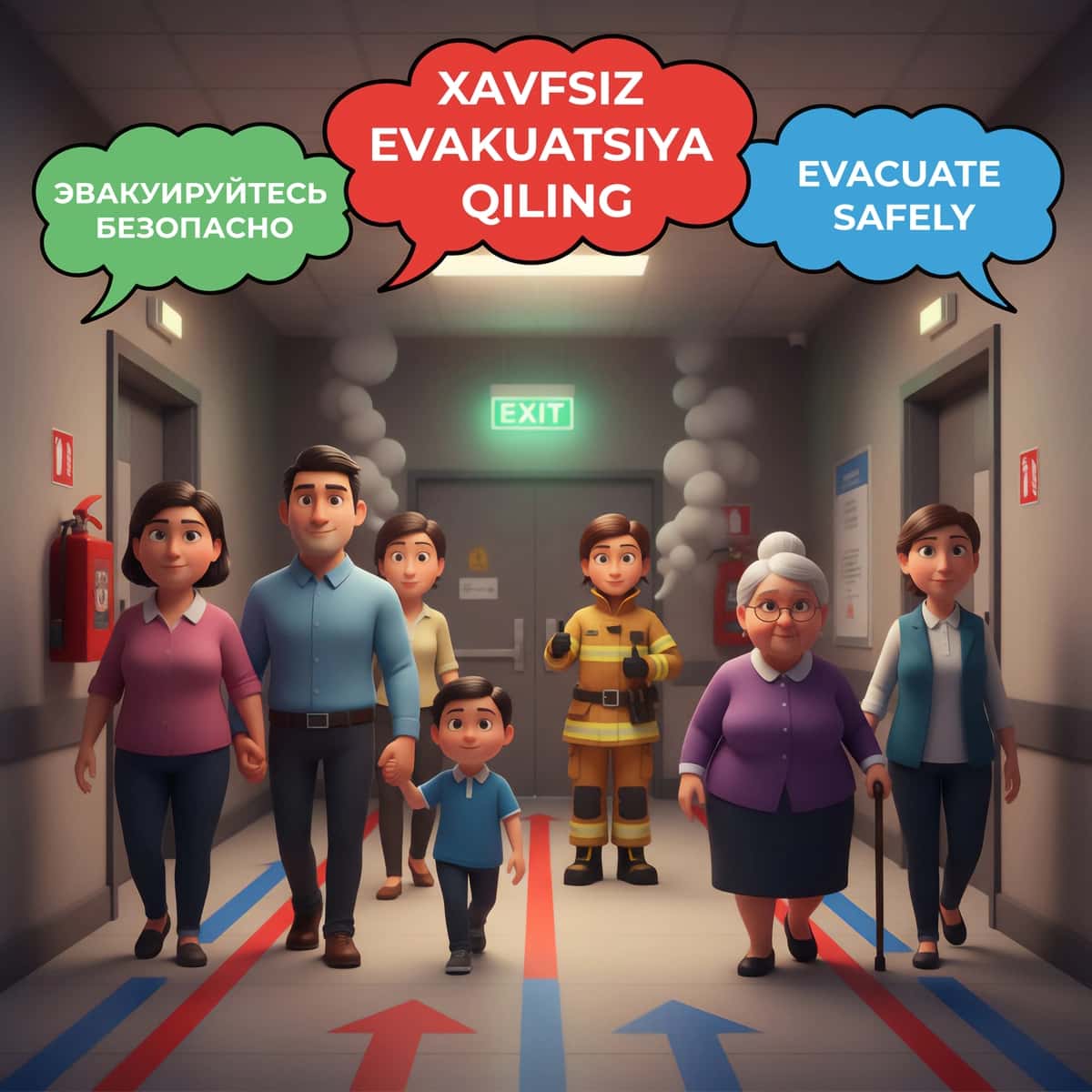Yong'in xavfsizligi burchagi 13 talik poster dizayn 2