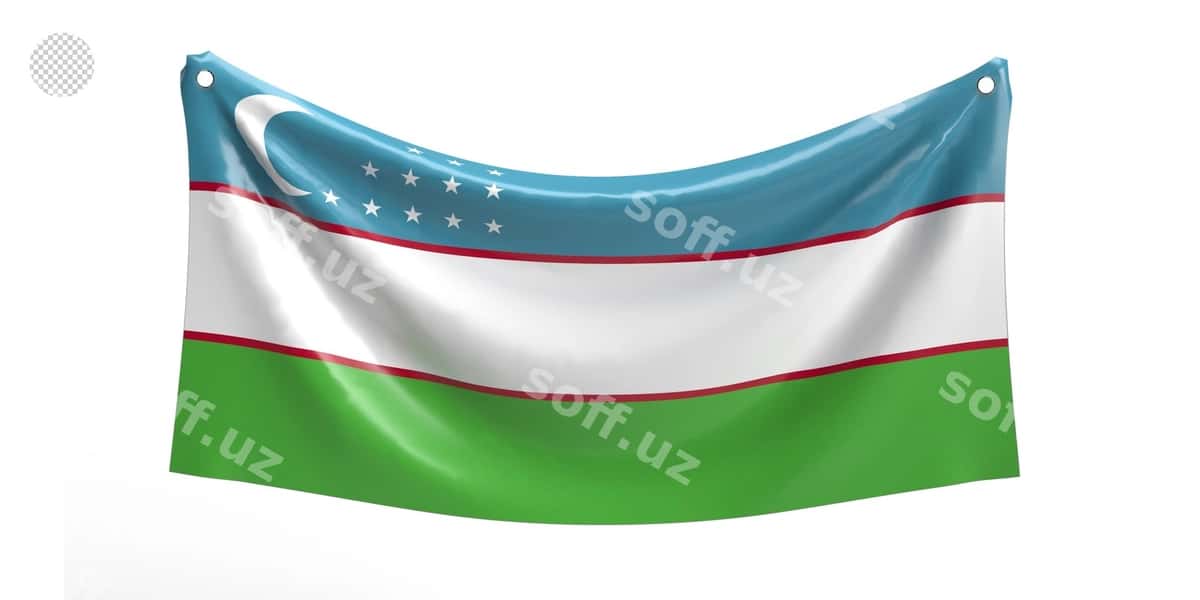 O'zbekiston bayroqi | Uzbekistan flag 1