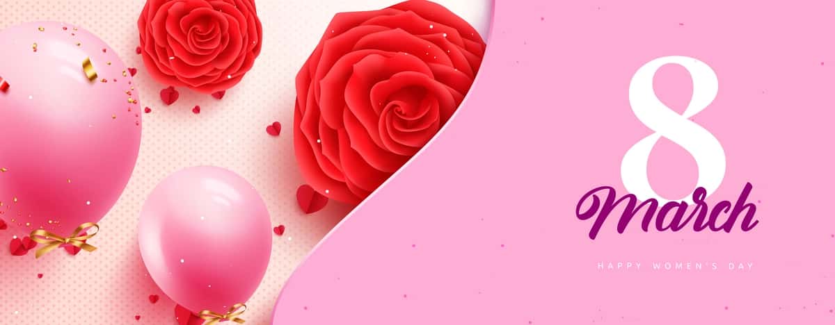 8-mart ayollar kuni vektor shablonlari dizayni baxtli ayollar kuni matni | March 8 women s day vector template design happy women s day text 1