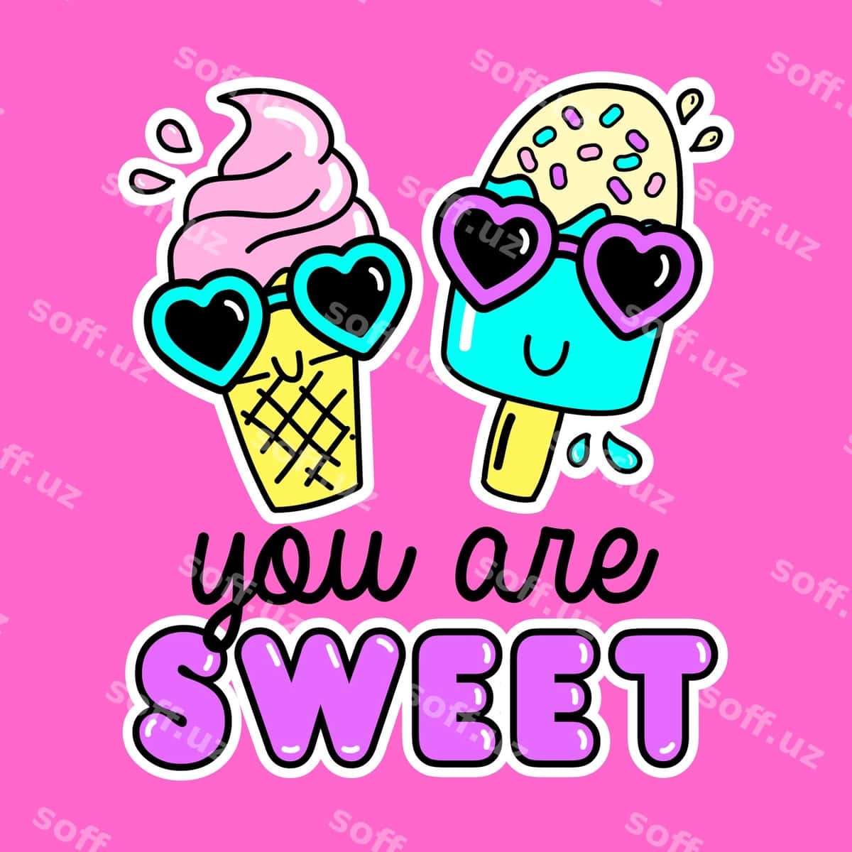 Vektor muz qatiq moda shirin | Vector ice cream fashion sweet 1