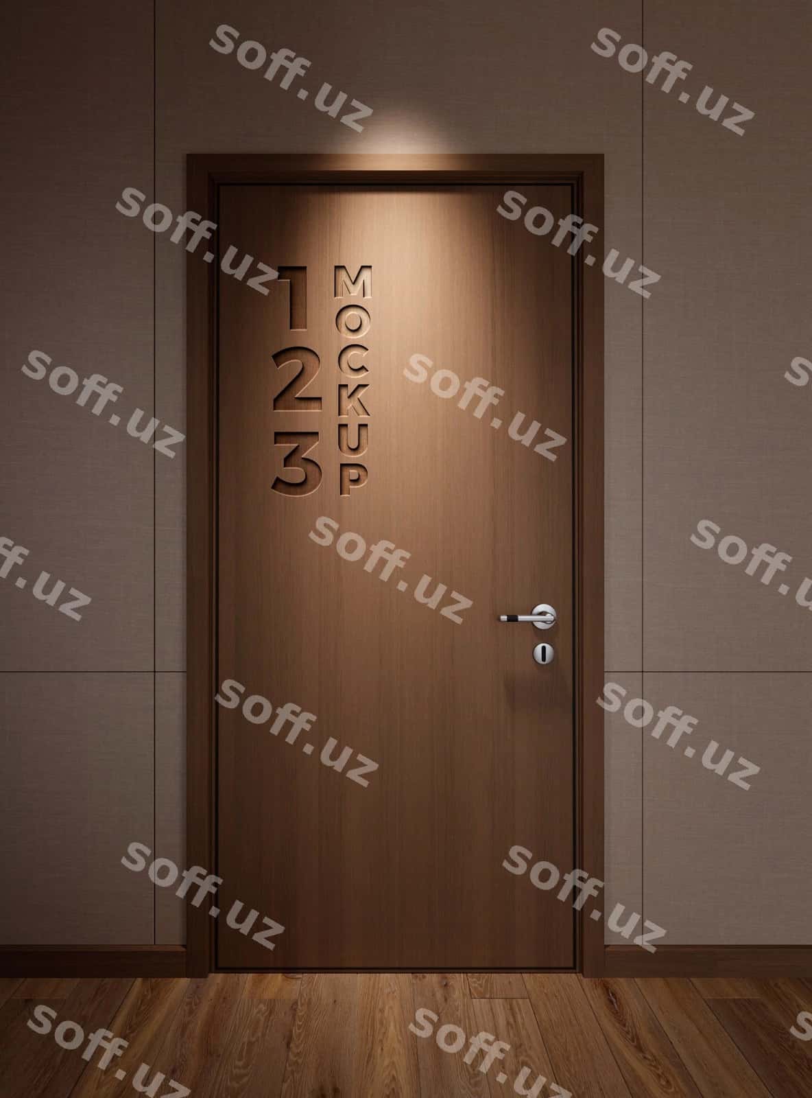 Ko'rinish eshik uy raqamlari bilan | View door with house numbers 1