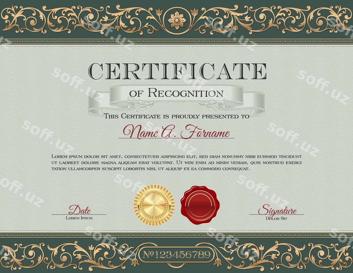 Eski sertifikat tan olish | Vintage certificate recognition 1