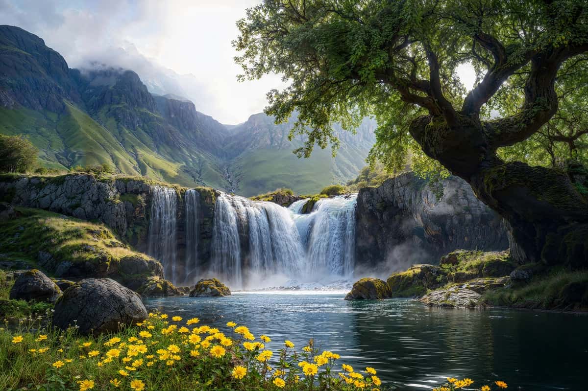 Sharshara tog'lari | Waterfall mountains 1