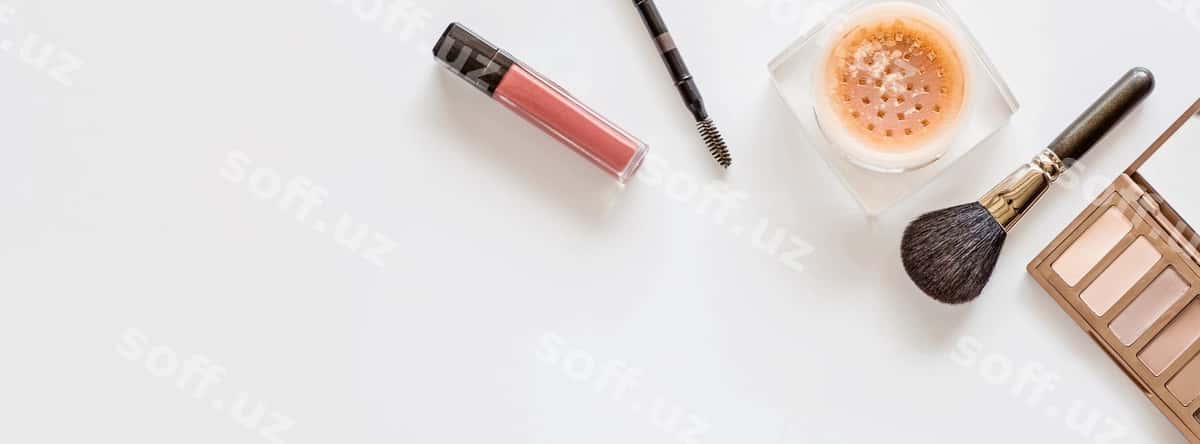 Veb baner kosmetikalar bilan | Web banner with cosmetics 1