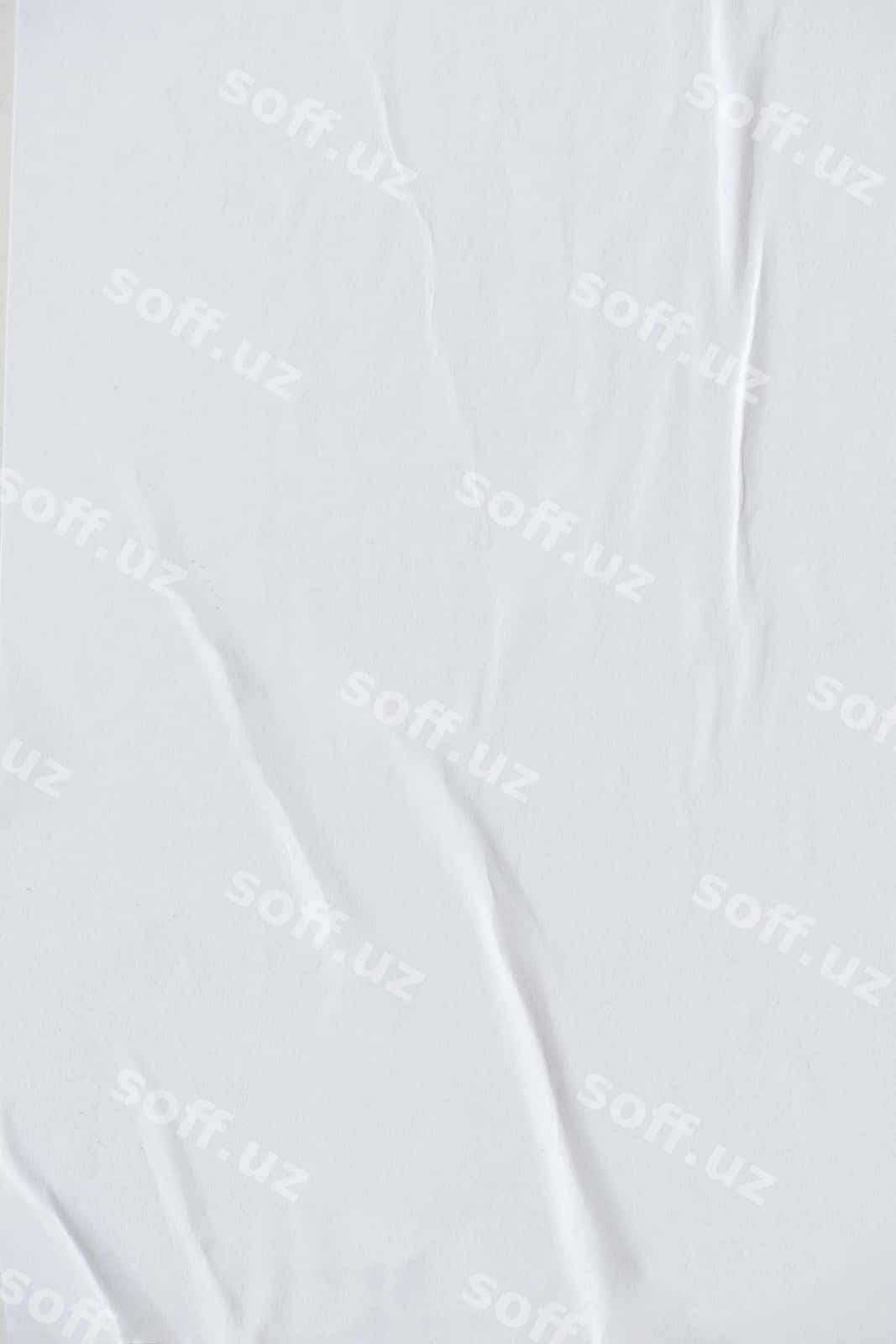Oq gurglatilgan varaq teksturasi orqa fonda | White crinkled paper texture background 1