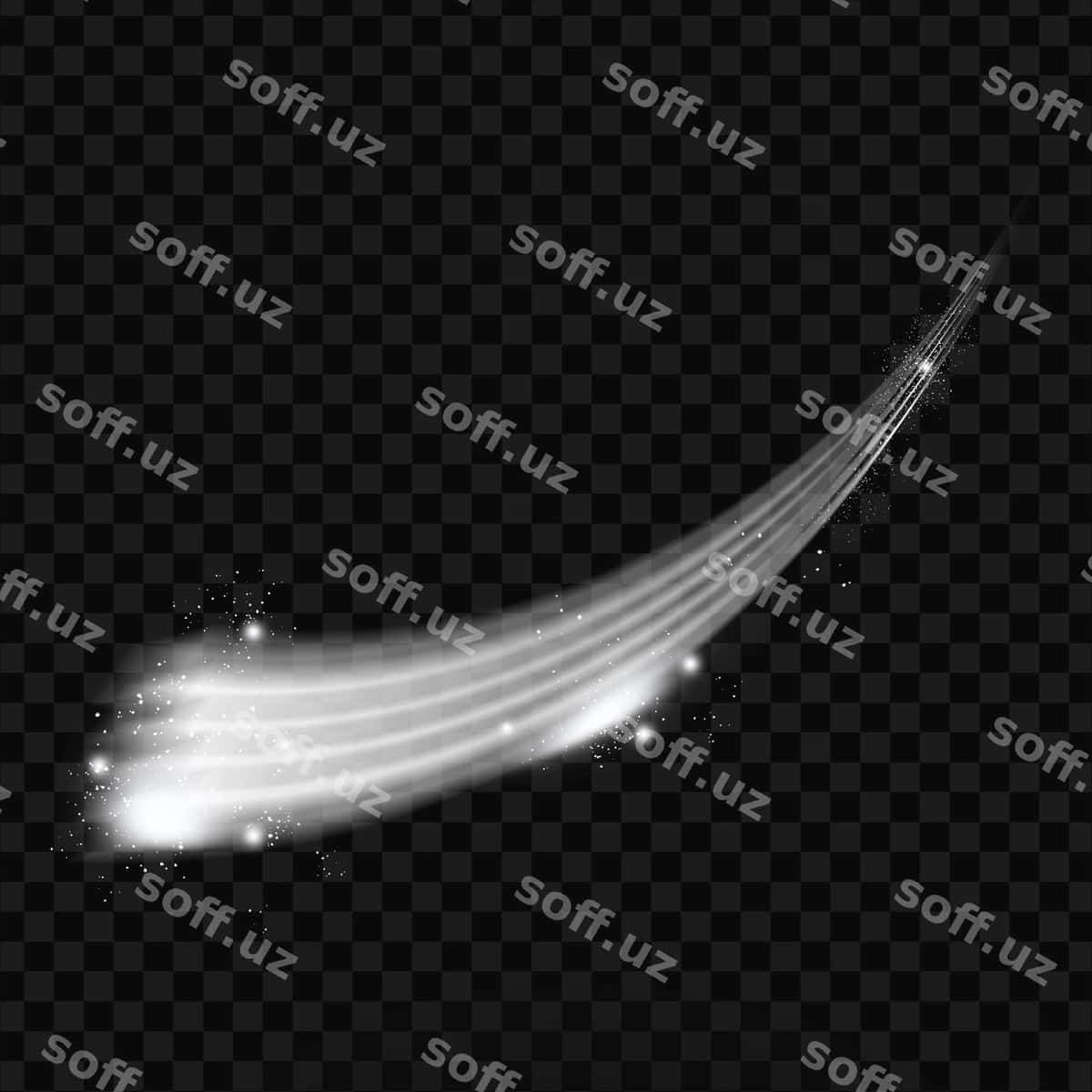 Oq yorqin shinir chiziqlar effekti | White glowing shiny lines effect 1