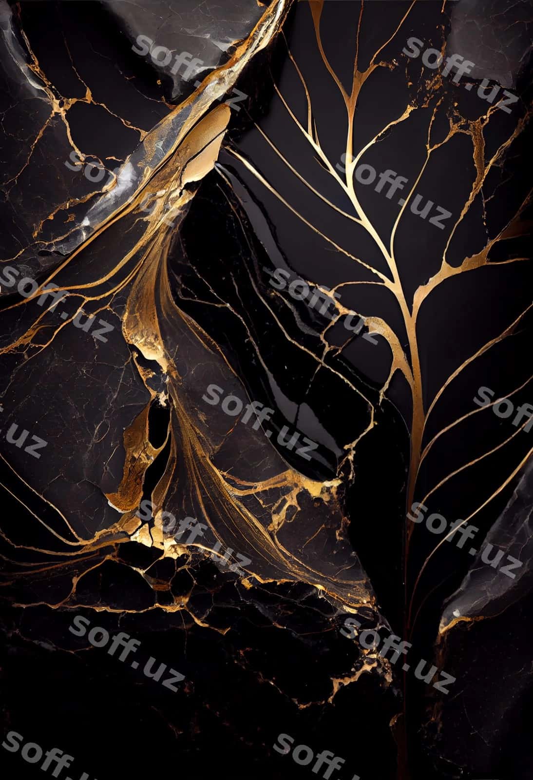 Oq oltin marble teksturasi | White golden marble texture 1