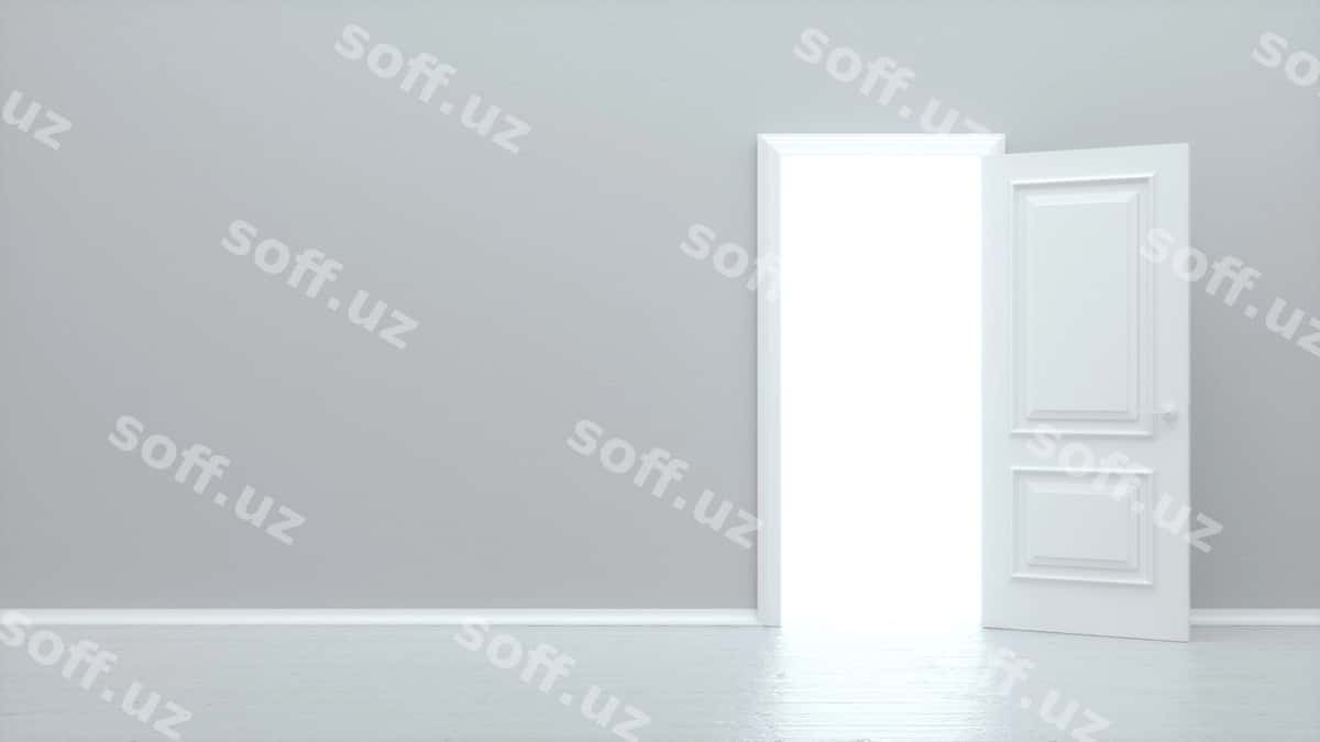 Oqchiq eshik | White open door 1