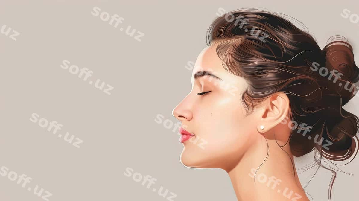Yopiq ko'zlari bilan rasm chizadigan ayol | Woman with closed eyes painting 1