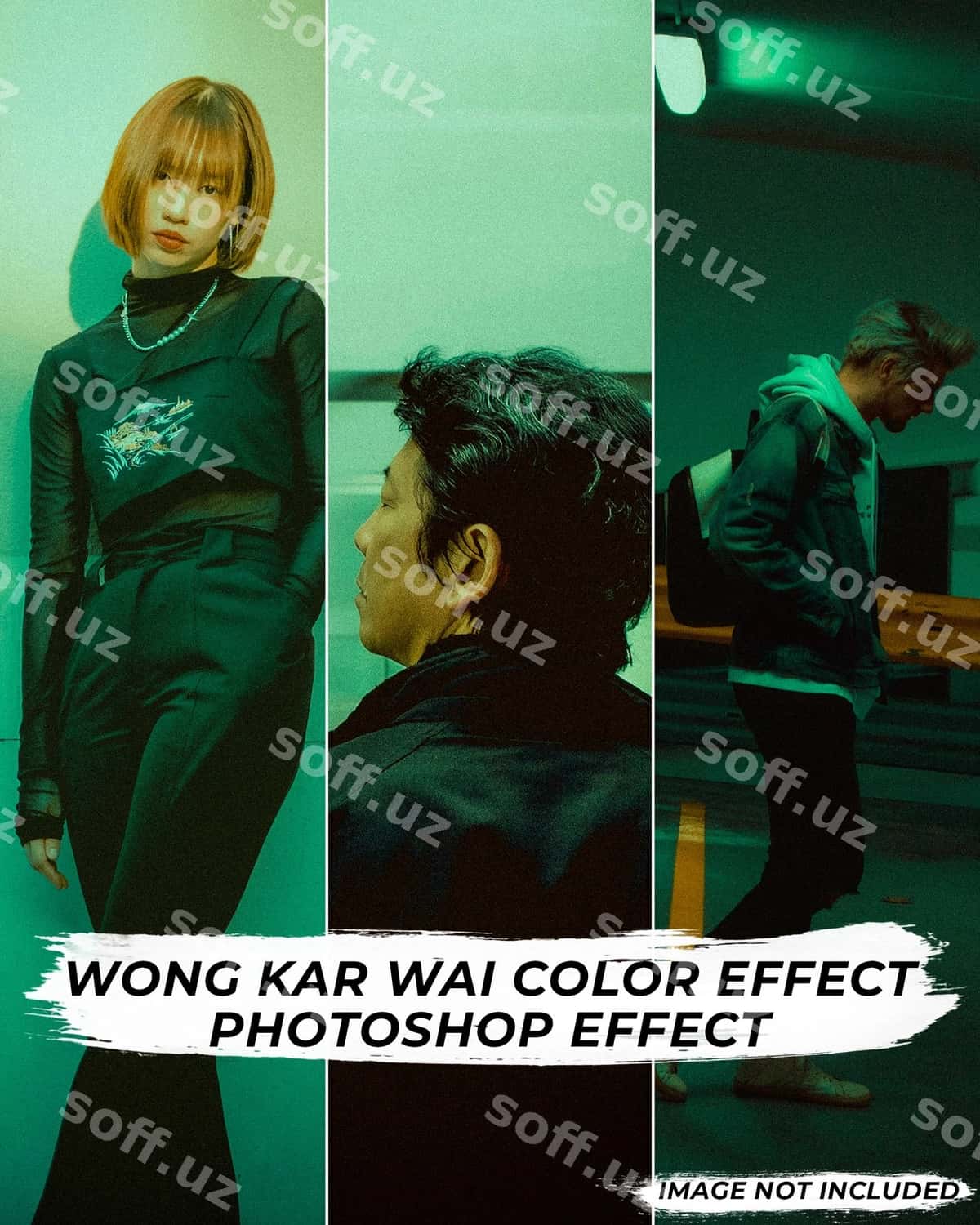 Wong kar vai rang effekti shabloni | Wong kar wai color effect template 1