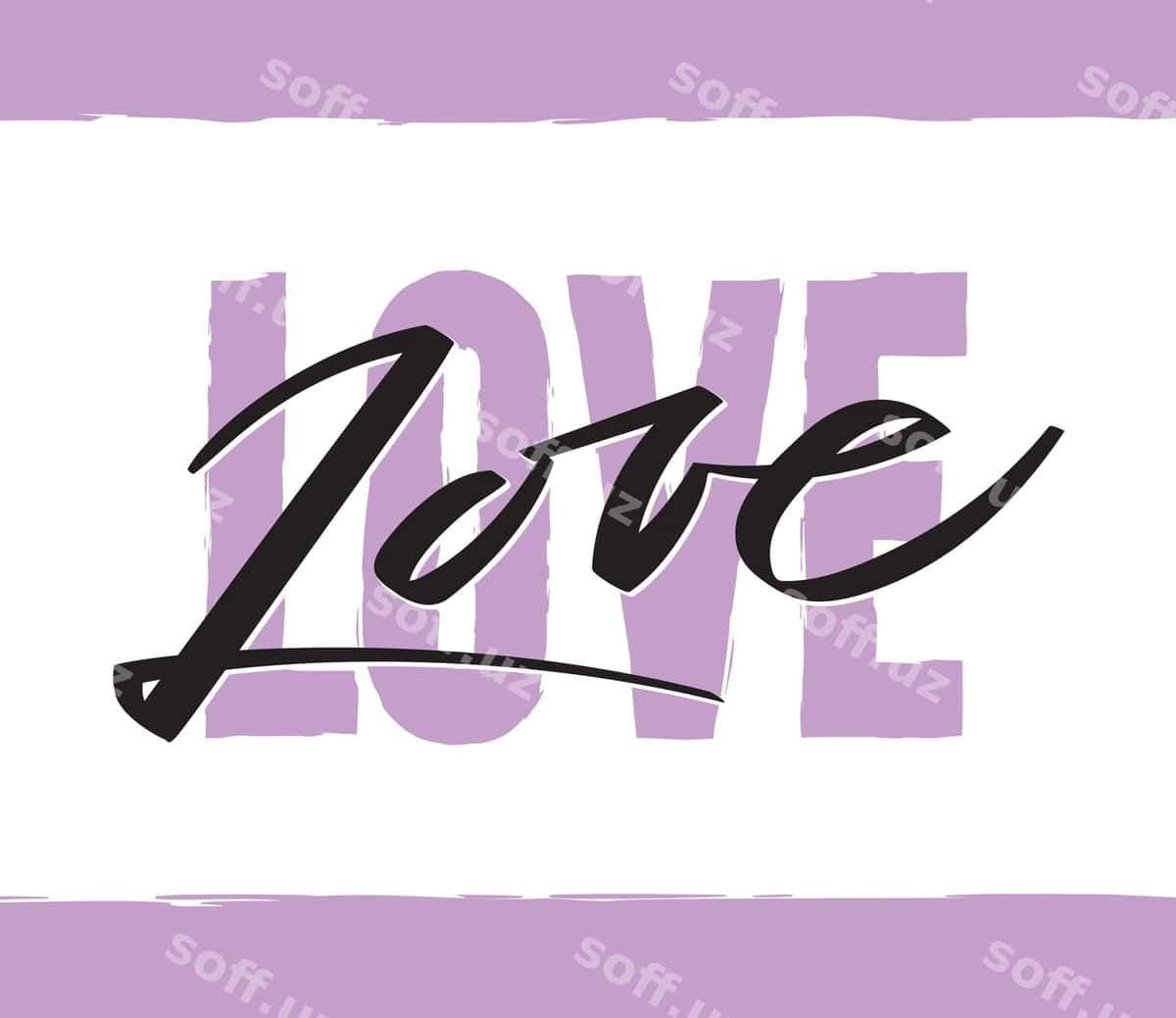 So'z muhabbat yozish | Word love writing 1
