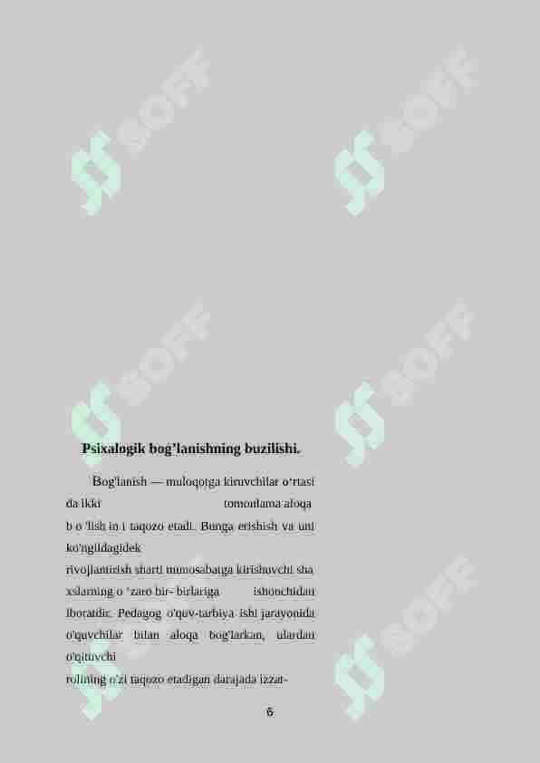 Pedagogik muloqotda psixologik bog'lanish 6