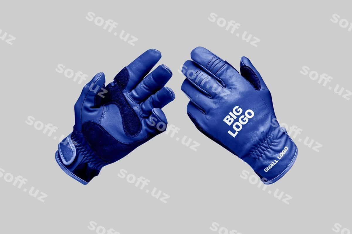 Ish qirsavlari namunasi | Work gloves mockup 1