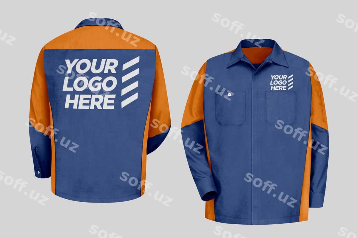 Ish koeffesi mockup | Work shirt mockup 1