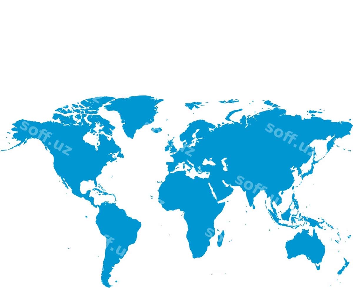 Dunyo xaritası | World map 1