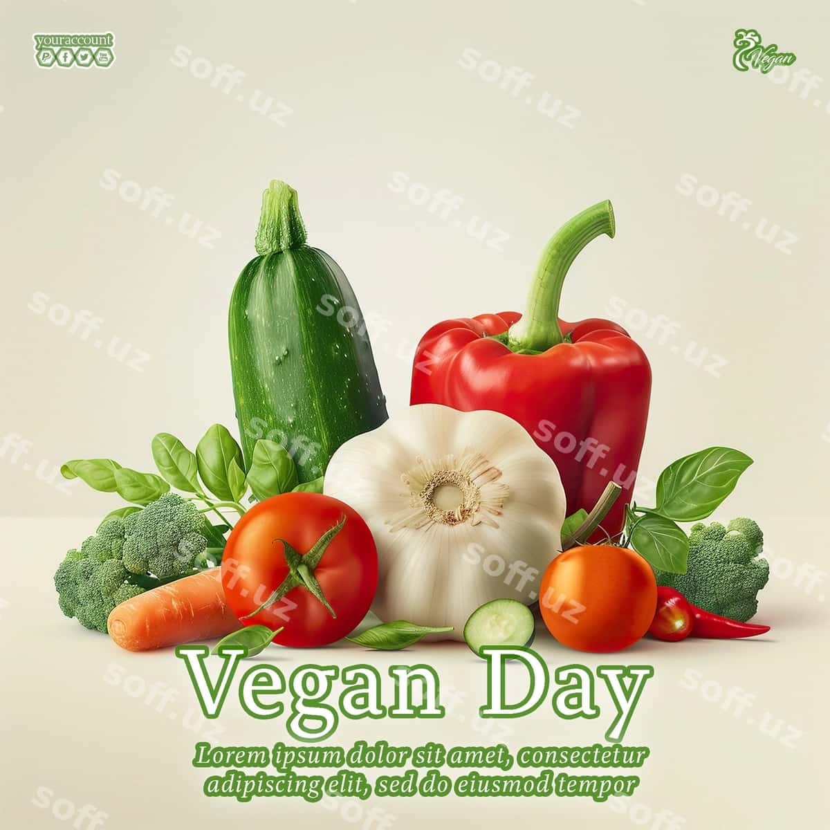 Jahon vegetariylik kuni vegan | World vegetarian day vegan 1